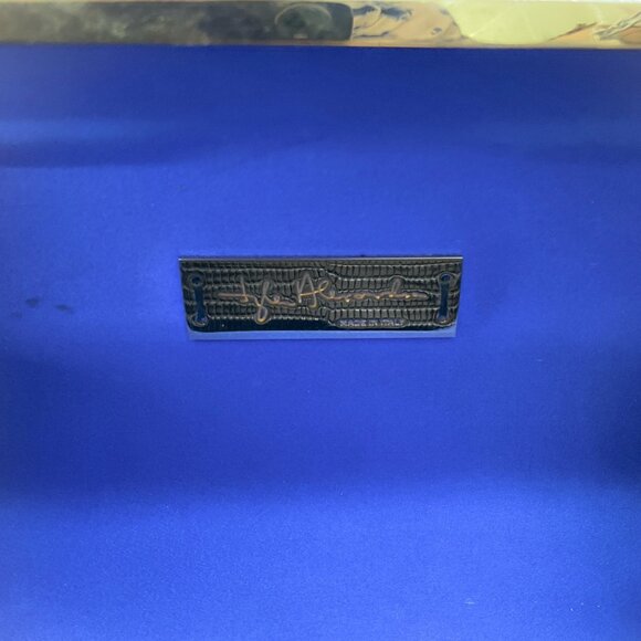 Tyler Ellis Black Lizard Small Jamie Doctor Bag - Picture 8 of 10